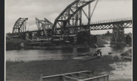 Most przez rzekę Bug pod Fronołowem na km. 54,9. 29 lipca 1946 r.